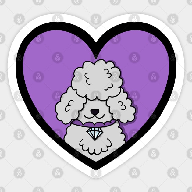 Fancy Feast Poodle Sticker by AmyMinori